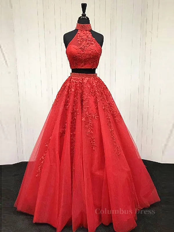 Today’s Deal 2 Pieces Tulle Lace Corset Prom Dresses, Two Pieces Evening Dresses outfit Today’s Deal 2 Pieces Tulle Lace Corset Prom Dresses, Two Pieces Evening Dresses outfit