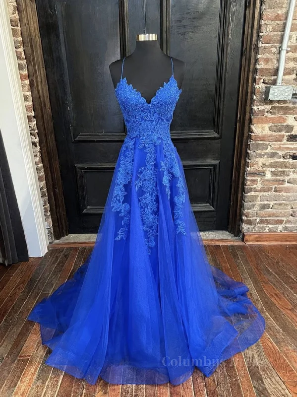 Can't Be Beat Blue v neck tulle lace long Corset Prom dress, blue lace Corset Bridesmaid dress outfit Can't Be Beat Blue v neck tulle lace long Corset Prom dress, blue lace Corset Bridesmaid dress outfit