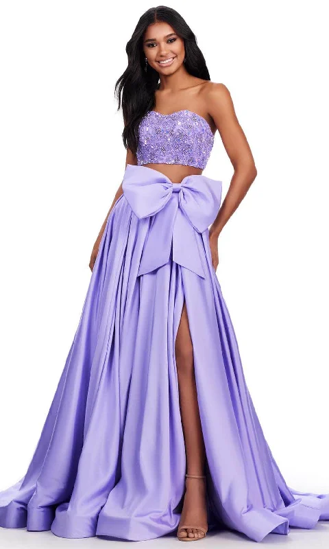 Low Prices Ashley Lauren 11650 - Two Piece Semi-Sweetheart Ballgown