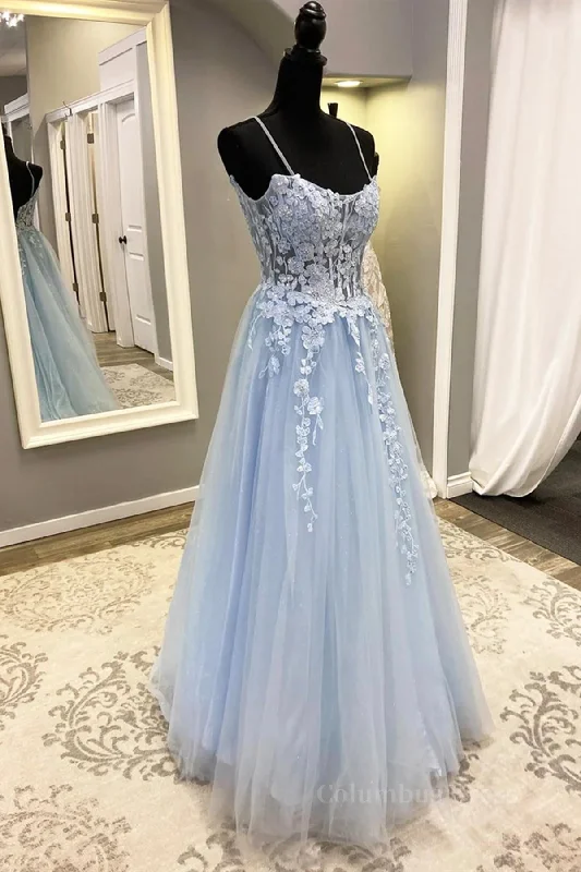 Flash Deals Spaghetti Straps Light Blue Lace Corset Prom Dresses, Light Blue Lace Corset Formal Evening Dresses outfit Flash Deals Spaghetti Straps Light Blue Lace Corset Prom Dresses, Light Blue Lace Corset Formal Evening Dresses outfit