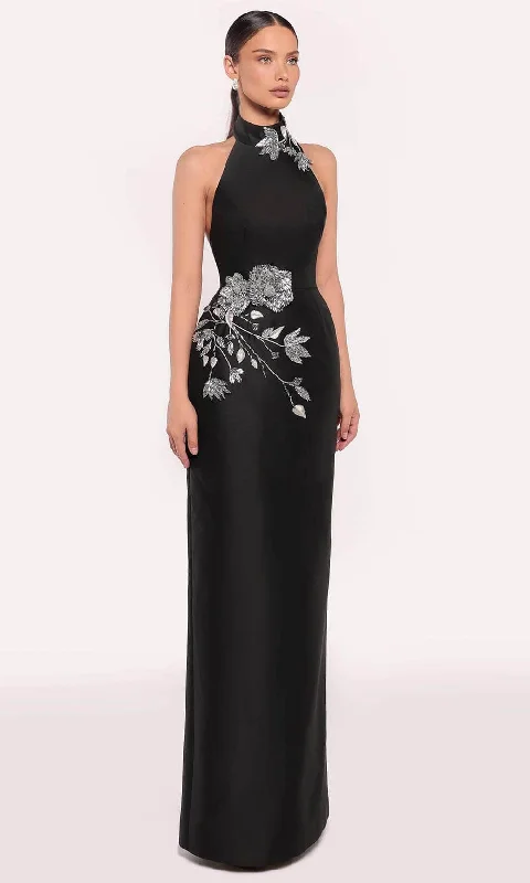Exclusive Access Tarik Ediz 98834 - Bejeweled Halter Evening Gown
