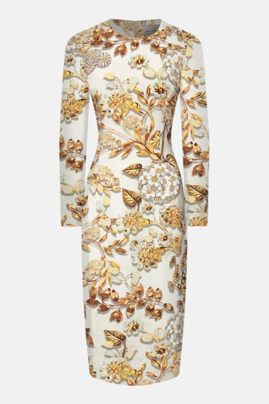 Special Buy Naomi Dress Metallum Ivory