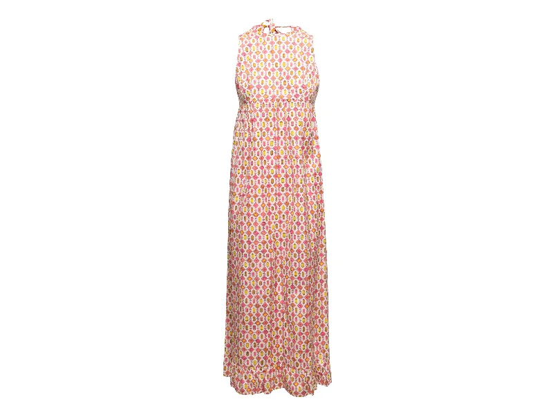 Special Buy Vintage Pink & Multicolor Emilio Pucci Printed Dress Size US 8