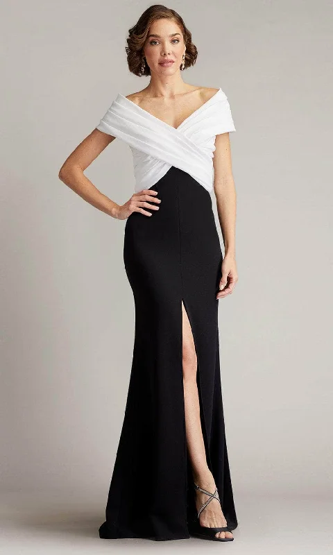 Super Savings Tadashi Shoji BOS24730L - Cross Bodice Evening Dress