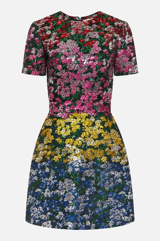Amazing Deals Colbert Dress Jacquard Topiary