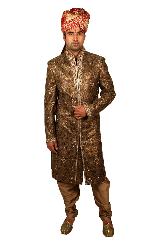 Best Seller Modish Indian Wedding Copper Sherwani For Men