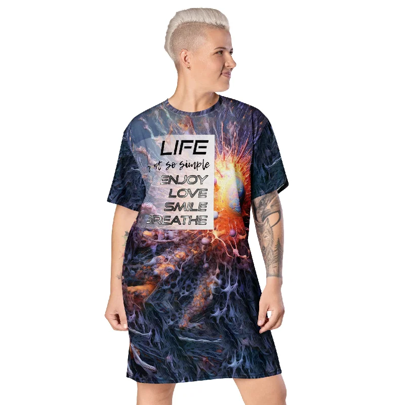 Super Savings T-Shirt Dress Life is not so Simple