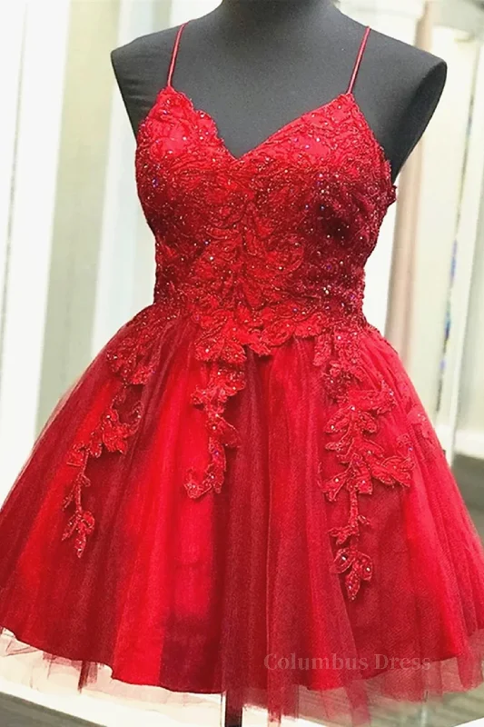 Special Discount A Line V Neck Short Red Lace Corset Prom Dresses, Short Red Lace Corset Formal Corset Homecoming Dresses outfit Special Discount A Line V Neck Short Red Lace Corset Prom Dresses, Short Red Lace Corset Formal Corset Homecoming Dresses outfit
