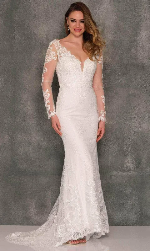 Members Only Dave & Johnny Bridal A10450 - Sheath Skirt Bridal Gown