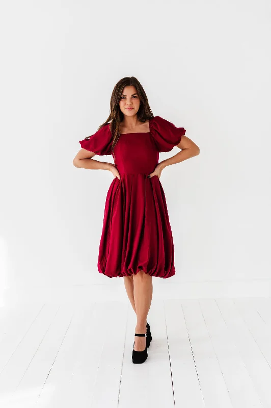 Price Cut Chanel Dress in Burgundy