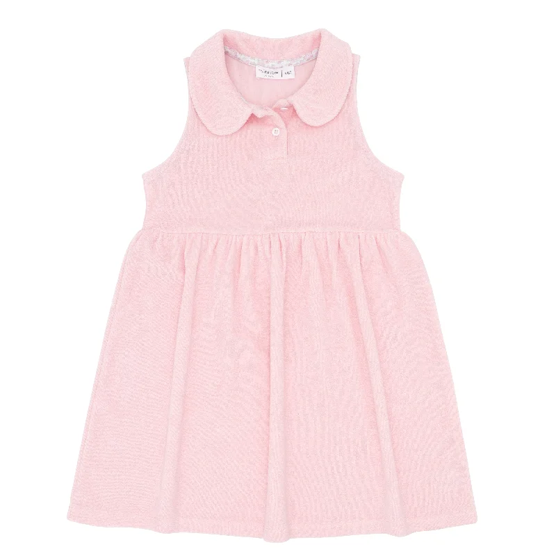 Daily Specials girls pink french terry tennis dress