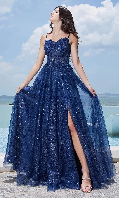 Price Smash J'Adore Dresses - J20006 Lace Applique Corset Gown