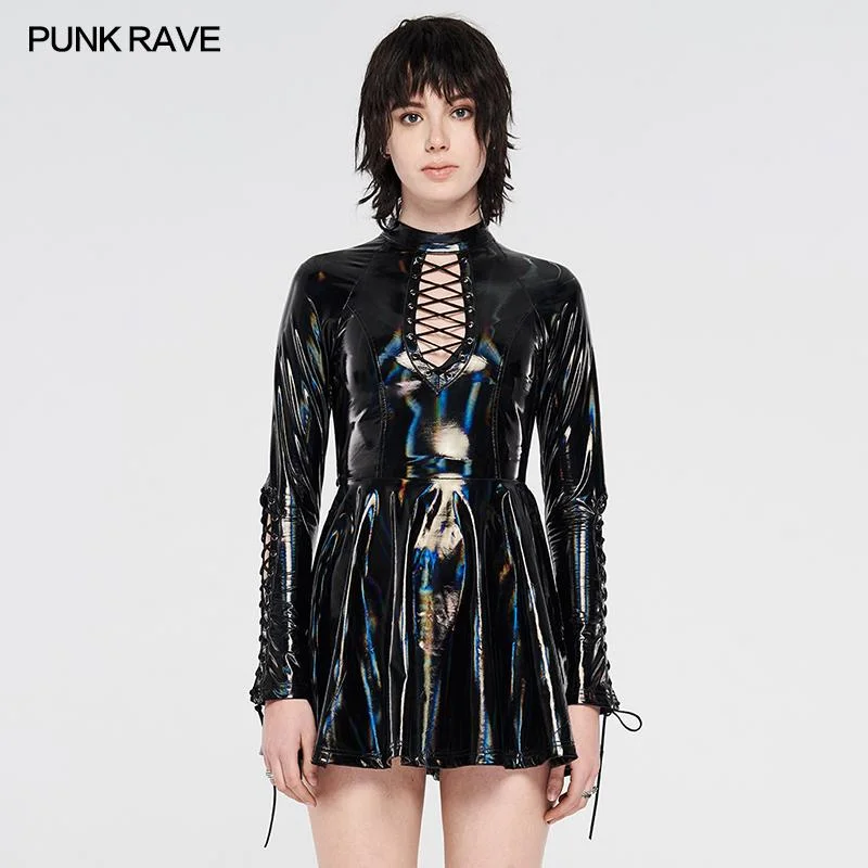 Best Bargains Punk Glitzy Sexy Short Dress