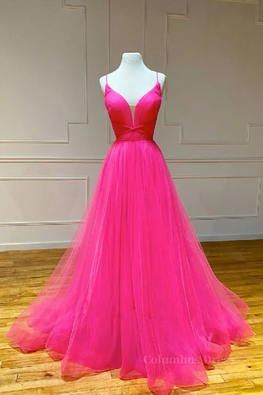 Unmissable Offer Simple pink v neck tulle long Corset Prom dress pink Corset Formal dress outfit Unmissable Offer Simple pink v neck tulle long Corset Prom dress pink Corset Formal dress outfit