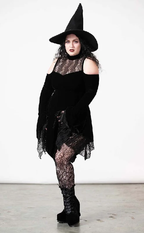 Buy Now Moonstera Velvet Dress
