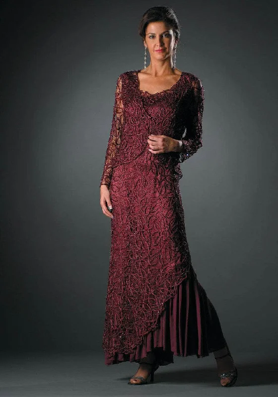 Reduced Prices Soulmates C5109 - Two Piece Bolero Jacket And Dress Set
