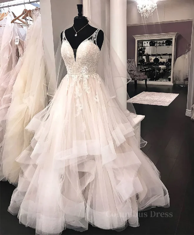 Bonus Savings Unique v neck tulle lace long Corset Prom dress, tulle lace Corset Wedding dress outfit Bonus Savings Unique v neck tulle lace long Corset Prom dress, tulle lace Corset Wedding dress outfit