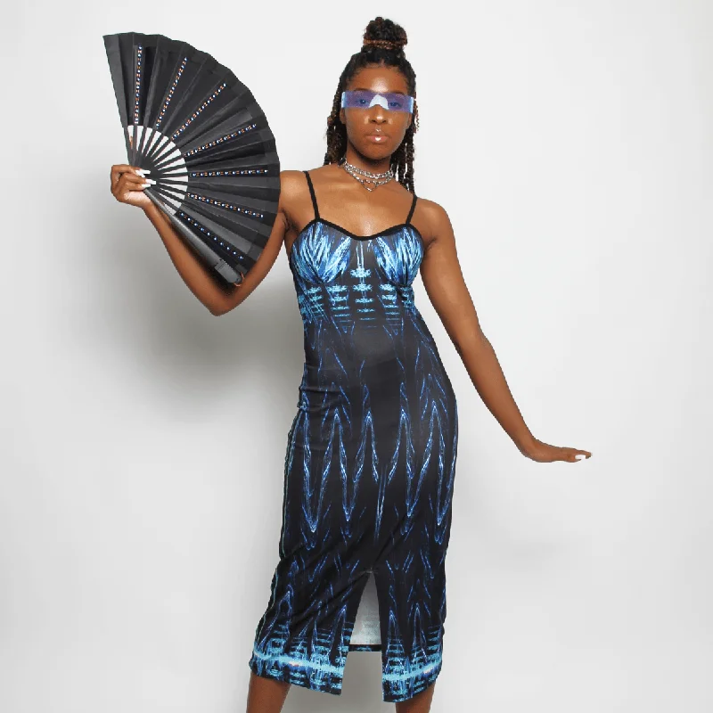 Take Advantage PULSAR FRONT SPLIT DRESS