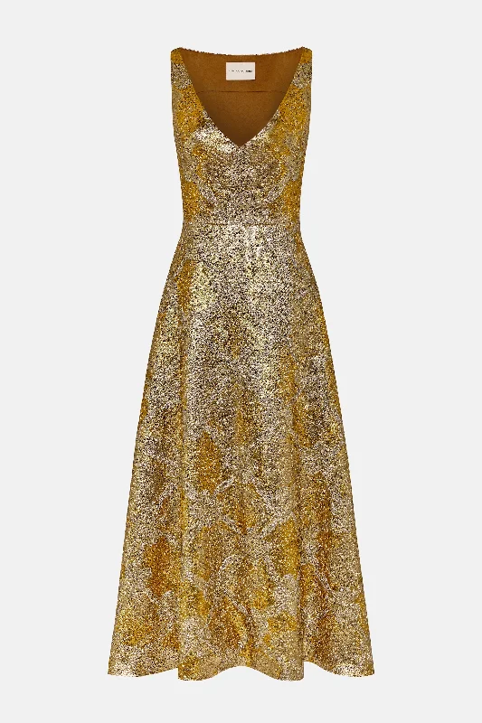 Super Deal Mykah Dress Plexus Metallic