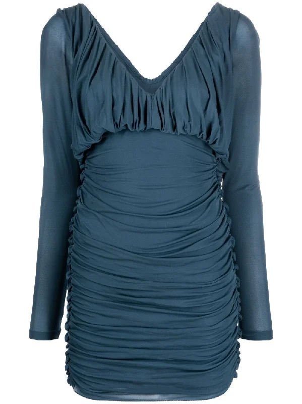 Stock Clearance Saint Laurent  Dresses Blue