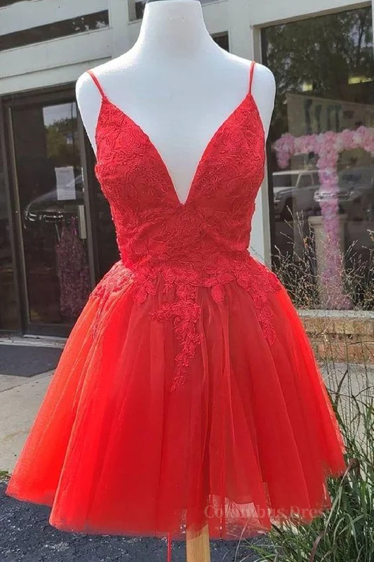 Value Deals A Line V Neck Red Lace Short Corset Prom Dress, Red Lace Corset Homecoming Dress outfit Value Deals A Line V Neck Red Lace Short Corset Prom Dress, Red Lace Corset Homecoming Dress outfit