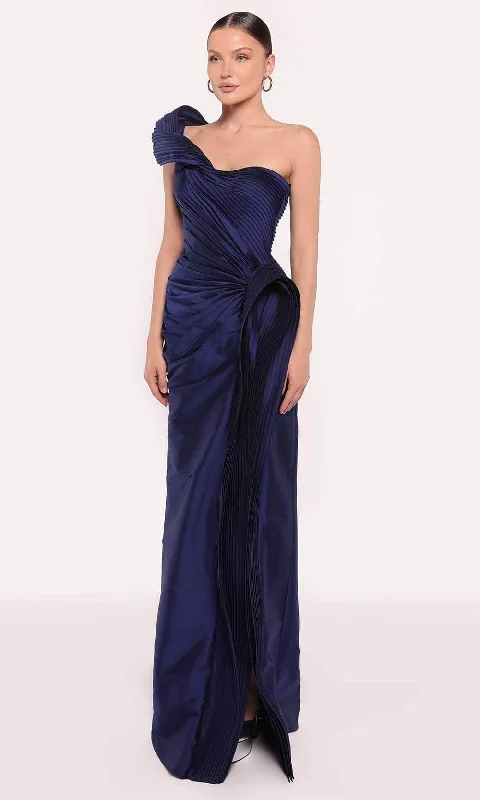 Flash Deals Tarik Ediz 98723 - Textured Sheath Evening Gown