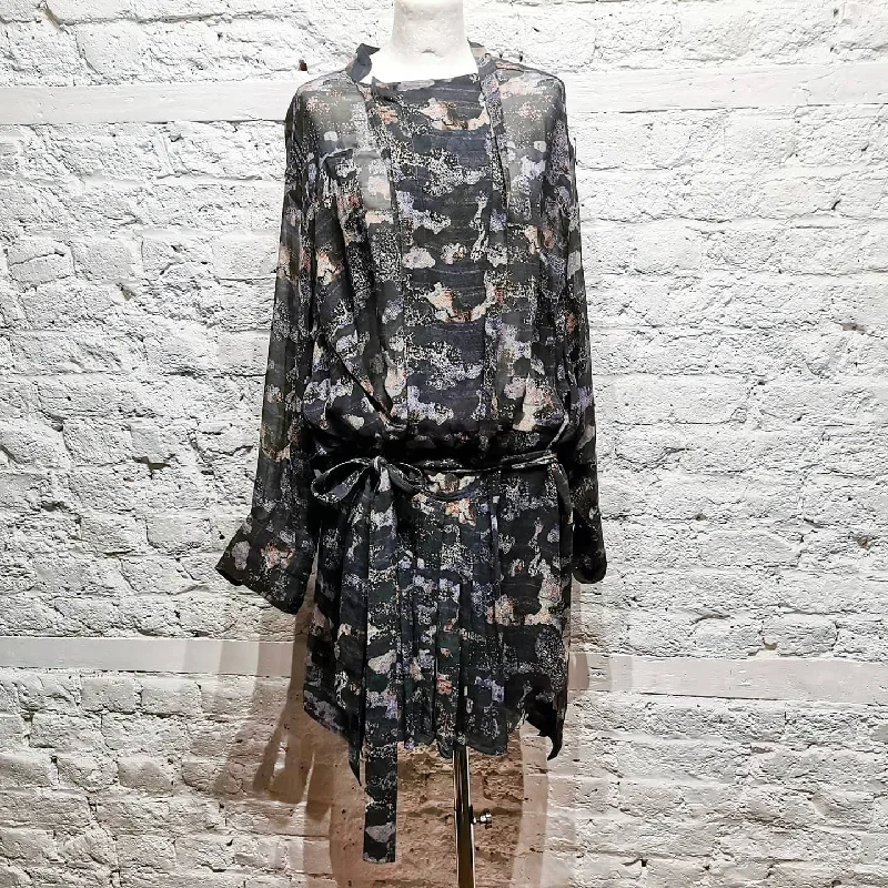 Super Deal ISABEL MARANT
SHEER SILK PRINT 
DRESS
SIZE M