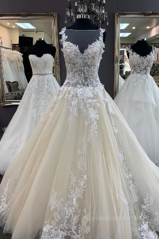 Deep Discounts Champagne tulle lace long Corset Prom dress, champagne evening dress outfit Deep Discounts Champagne tulle lace long Corset Prom dress, champagne evening dress outfit