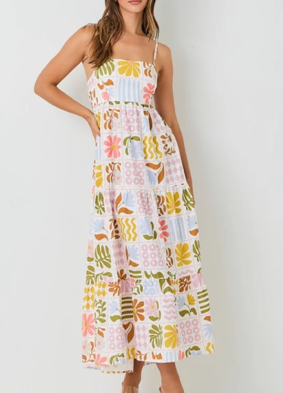Price Drop The Kade Boho Print Maxi Dress