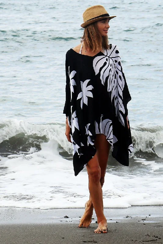 Super Sale SHU-SHI Womens Short Beach Swimsuit Cover Up Dress Kaftan Loose Top Floral Super Sale SHU-SHI Womens Short Beach Swimsuit Cover Up Dress Kaftan Loose Top Floral