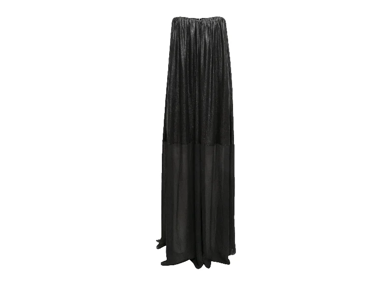 Price Meltdown Black Dolce & Gabbana Strapless Maxi Dress Size US 4