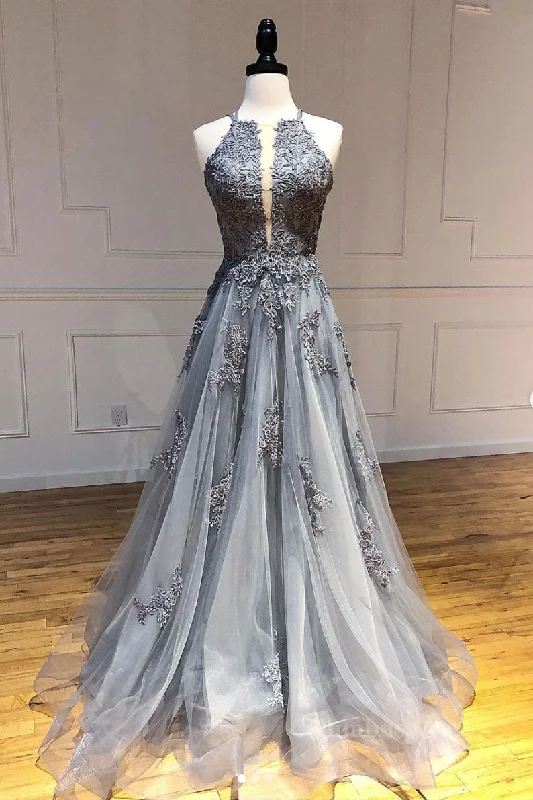 Flash Sale Gray tulle lace long Corset Prom dress gray tulle lace Corset Formal dress outfit Flash Sale Gray tulle lace long Corset Prom dress gray tulle lace Corset Formal dress outfit