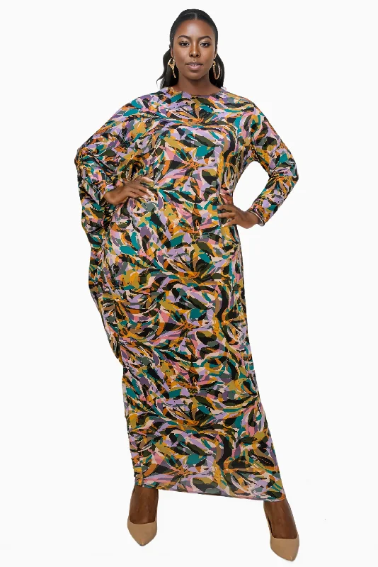 Amazing Deals Aurora Asymmetrical Maxi Dress