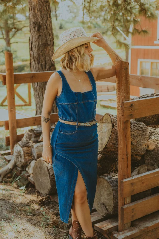 Inventory Reduction DENIM SIDE SLIT