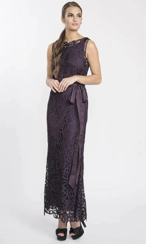 Steals and Deals Soulmates D1312 - Crochet Sleeveless Long Dress Gown