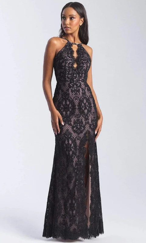 Reduced Prices Madison James - 20-340 Stretch Lace Halter Sheath Dress