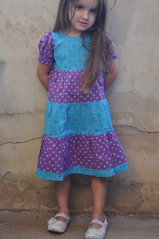 Deal Dash Girls' Ruffled Cotton Dress