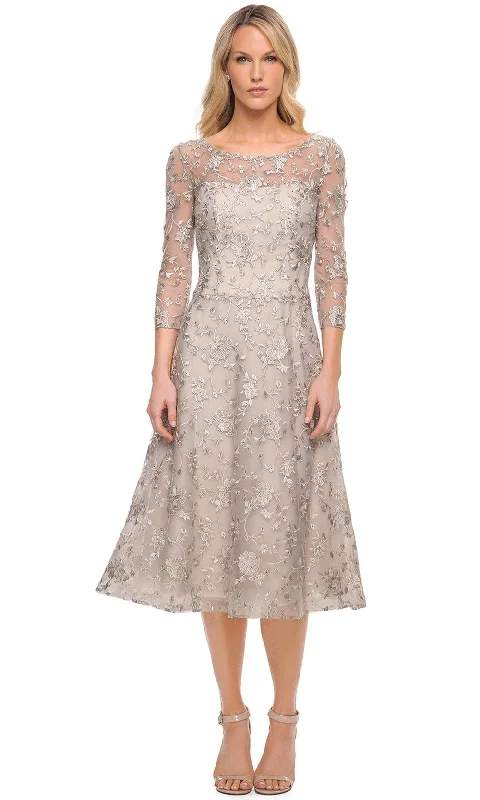 The Best Prices La Femme 30004 - Laced A Line Dress