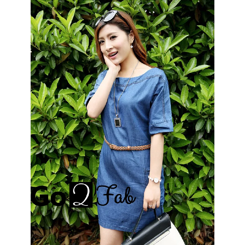 Price Cut Jade New Korean Denim Dress