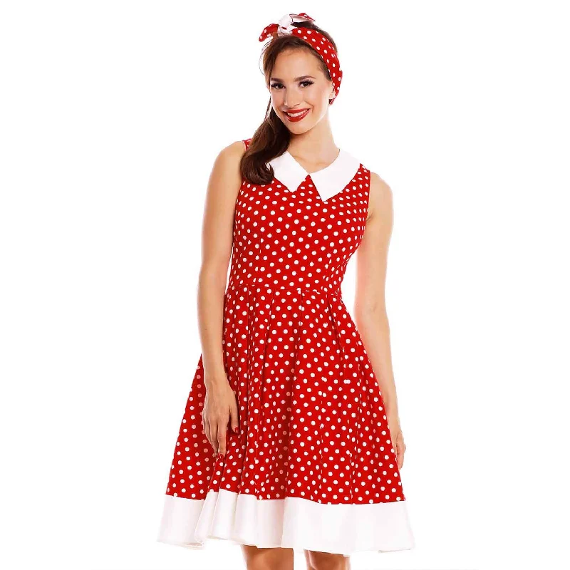 Sale Event Dolly and Dotty Hazel Dress - Red Polka Dot