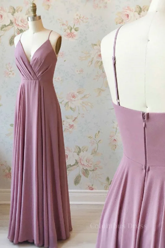 Today’s Special Simple pink chiffon long Corset Prom dress, pink evening dress outfit Today’s Special Simple pink chiffon long Corset Prom dress, pink evening dress outfit