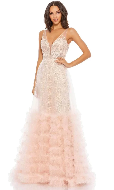 Super Sale Mac Duggal 11183 - Sleeveless Ruffled Evening Dress