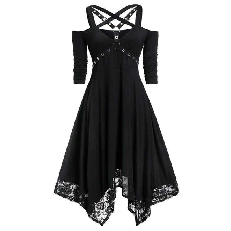 Can't Miss Lace Patchwork Vintage Dresses