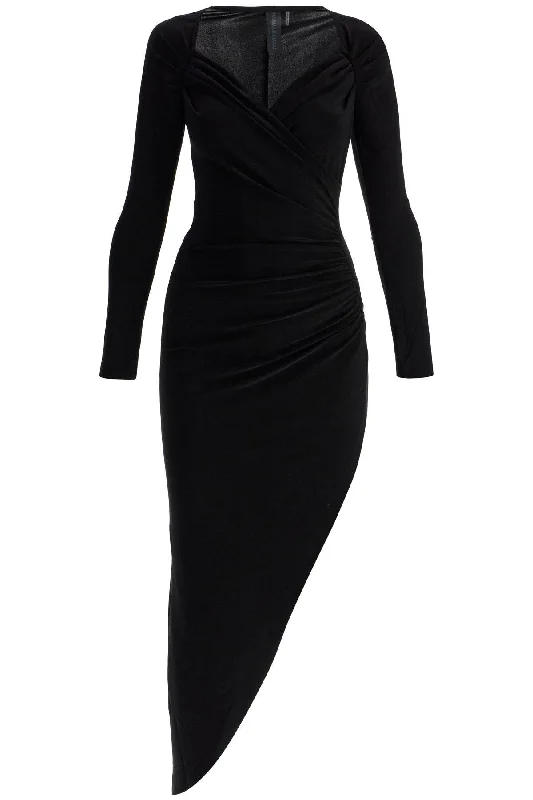 Crazy Deals Norma Kamali asymmetric draped jersey stretch dress in
