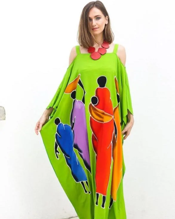 Online Specials SHU-SHI Women's Kaftan Maxi Dress - Cold Shoulder, Casual Long Beach Cover-Up, Plus Size Caftan Online Specials SHU-SHI Women's Kaftan Maxi Dress - Cold Shoulder, Casual Long Beach Cover-Up, Plus Size Caftan