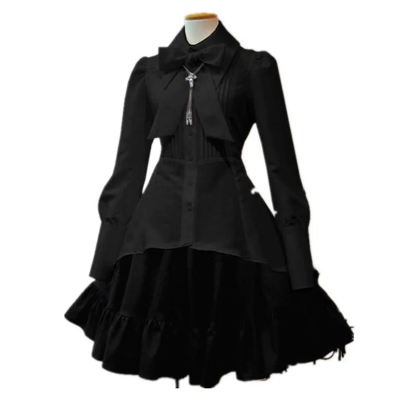 One-DAY Sale Goth Vintage Chic Dress