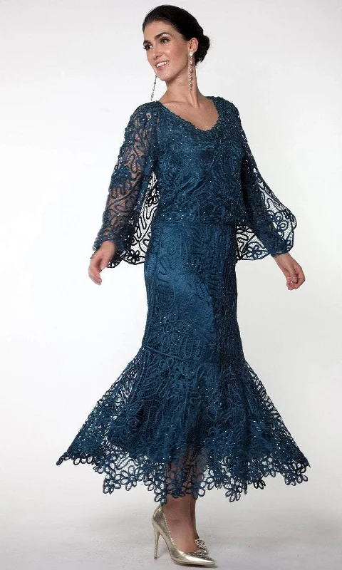 Deal Mania Soulmates C9127 - Three Piece Mermaid Skirt Evening Gown