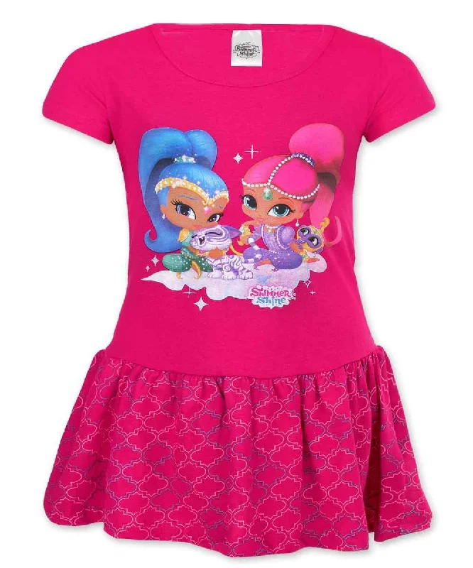 Discount Extravaganza Girls Shimmer & Shine Costume Dress Age 2-6 Years