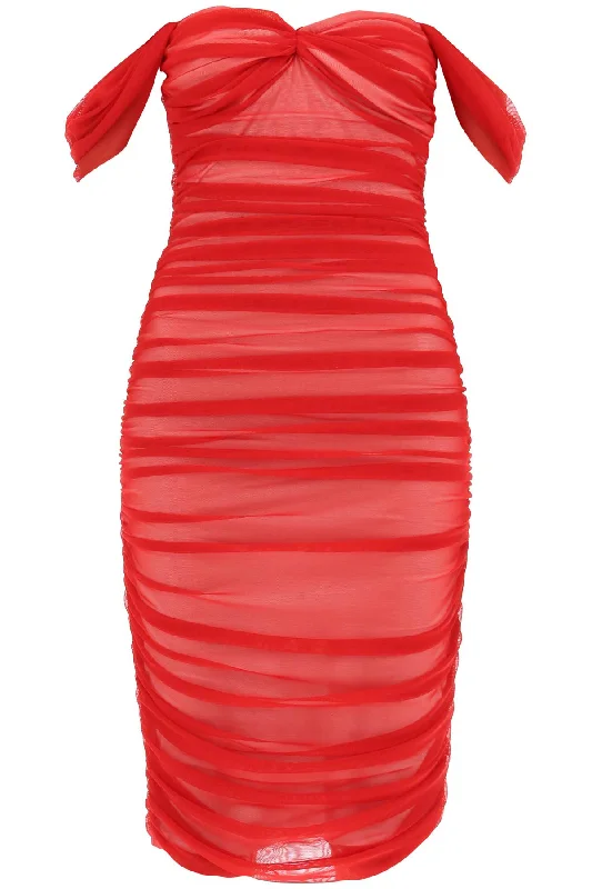 YEAR-End Sale Norma Kamali walter draped mesh dress