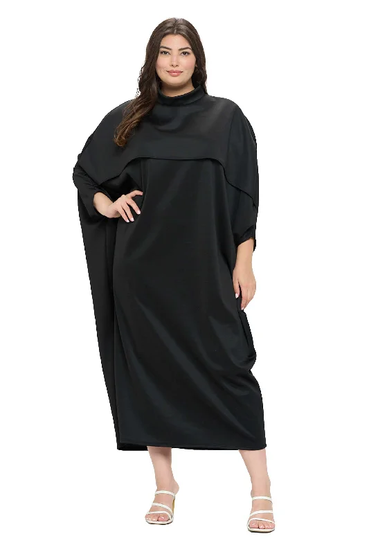 Amazing Deals Potter Cape Kaftan Midi Dress